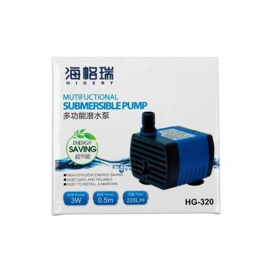 HG-320 220L/H 0.5M Fırçasız Dalgıç Su Pompası US Fişli - 6