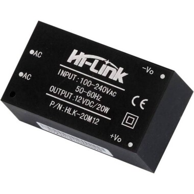 HLK-20M12 AC-DC 220V / 12V Güç Kaynağı Modülü - 2