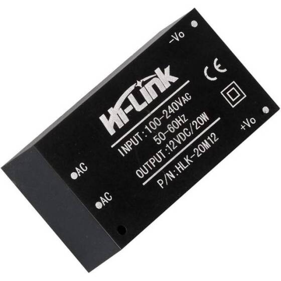 HLK-20M12 AC-DC 220V / 12V Güç Kaynağı Modülü - 3