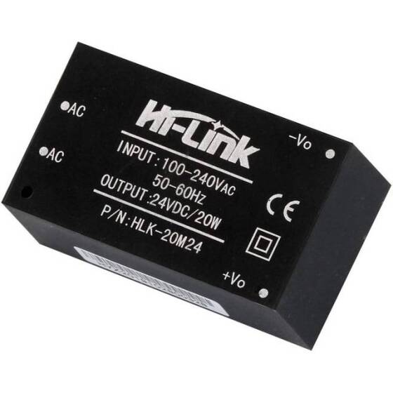 HLK-20M24 AC-DC 220V / 24V Güç Kaynağı Modülü - 2