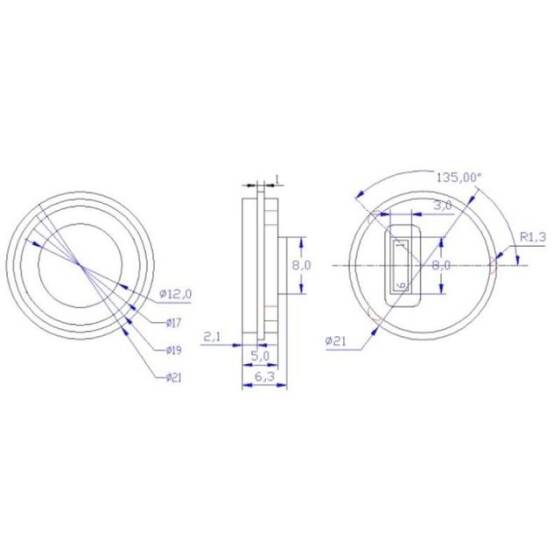 HLK-FPM383F Parmak İzi Tanıma Modülü + USB-TTL Seri Dönüştürücü - 3