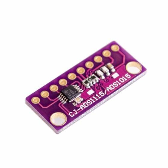 I2C ADS1115 16 Bit ADC 4 Kanallı Modül - Programlanabilir Kazanç Yükseltici 2.0V İla 5.5V Lehimsiz - 5