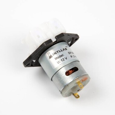 INTLLAB Tip L 12V Silikon Tüplü Sıvı Pompası ID:1mm-OD:3mm- 2-17mL/Dak. - 5