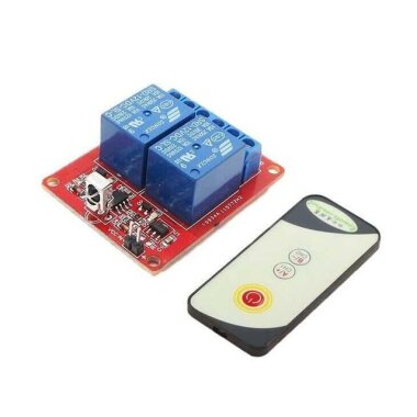 IR Kumandalı Röle Kartı 12V 2 Kanal - Görsu Elektronik