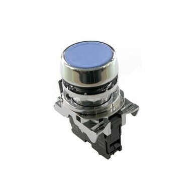 ISM-BA61 Metal Yaylı Push Buton - Mavi - Görsu Elektronik