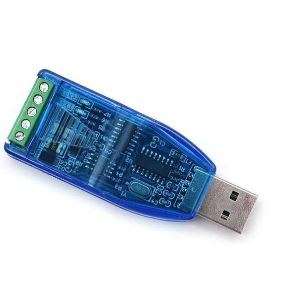 İzole Endüstriyel Sınıf USB RS485 İletişim Modülü 5 V Seri Bağlantı Noktası Hattı Dönüştürücü TVS Koruması CH340 - 1