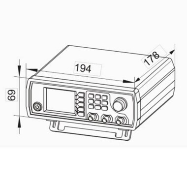 JDS-6600 30 MHz Çift Kanallı Tam CNC DDS Dalga Fonksiyonu Sinyal Jeneratörü Darbe Sinyali Kaynağı Frekans Ölçer US Fişli - 5