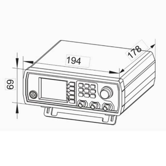 JDS-6600 30 MHz Çift Kanallı Tam CNC DDS Dalga Fonksiyonu Sinyal Jeneratörü Darbe Sinyali Kaynağı Frekans Ölçer US Fişli - 5