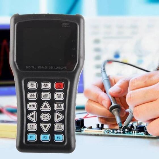 JDS6052S 50MHz 2 Kanal Osiloskop Dalga Jeneratörü US Fişli Pilli - 2