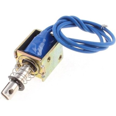 JF-0520 12V DC 4N 10mm Geçirgen Elektromıknatıs Kilit - 3