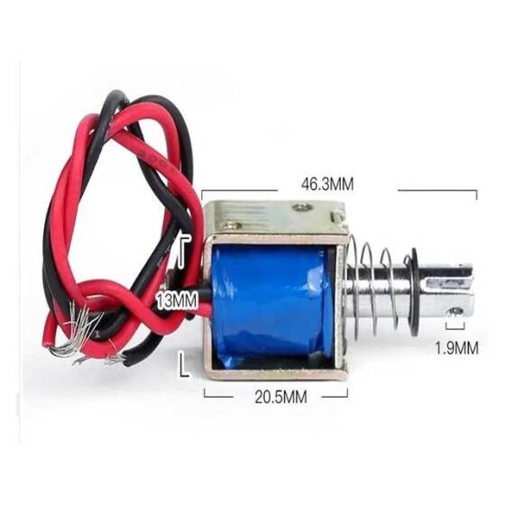 JF-0520B DC36V 4N 10mm İtme-Çekme Geçirgen Elektromıknatıs Kilit - 2