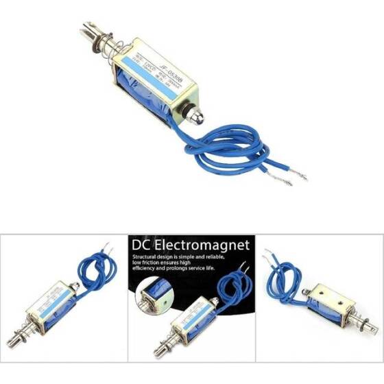 JF-0530 12V DC 5N 10mm Çerçeve Tipi Elektromıknatıslı Kilit - 4