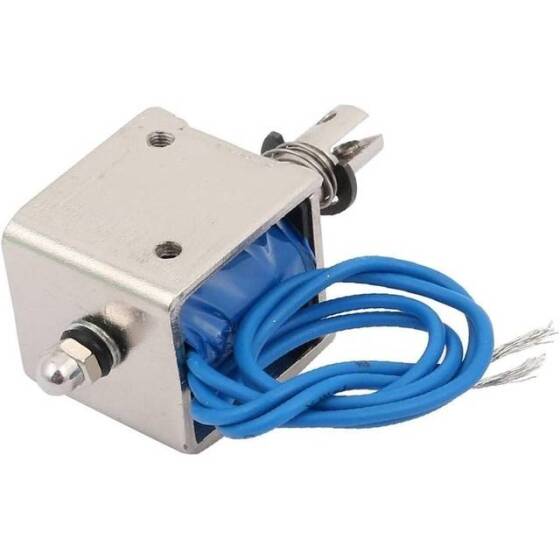 JF-0826B 24V DC 20N 10mm Geçirgen Elektromıknatıs Kilit - 2