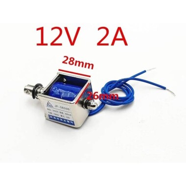 JF-0826B DC36V 20N 10mm Geçirgen Elektromıknatıs Kilit - 4