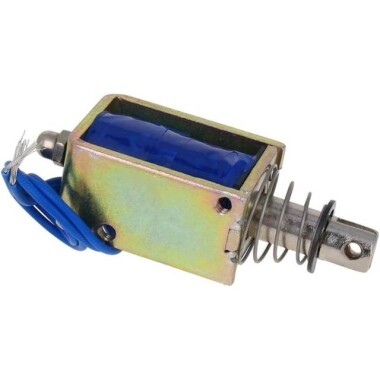 JF-1039B 24V DC 25N 10mm İtme-Çekme Geçirgen Elektromıknatıs Kilit - 2