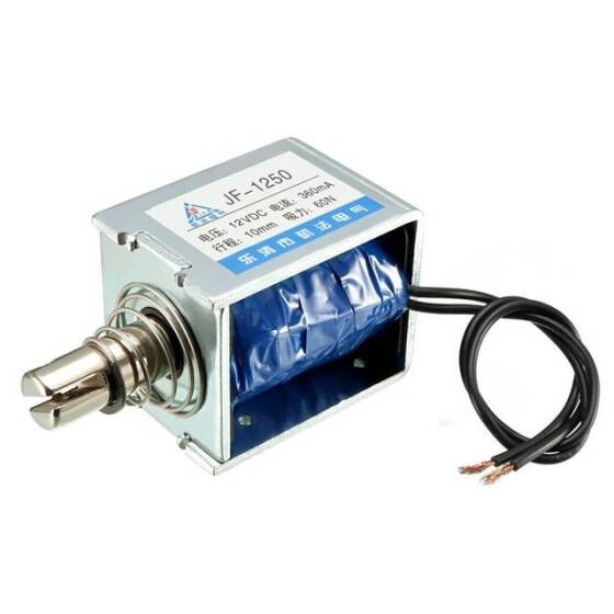 JF-1250 12V DC 60N 10mm Çerçeve Tipi Elektromıknatıslı Kilit - 1