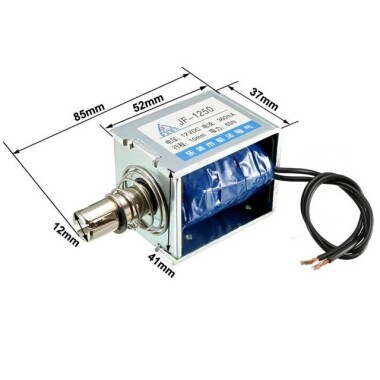 JF-1250 12V DC 60N 10mm Çerçeve Tipi Elektromıknatıslı Kilit - 2