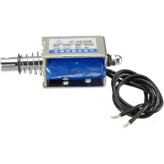 JF-1253B 6V DC 6N 10mm Geçirgen Elektromıknatıs Kilit - 2