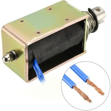 JF-1264B 24V DC 55N 10mm Geçirgen Elektromıknatıs Kilit - 3