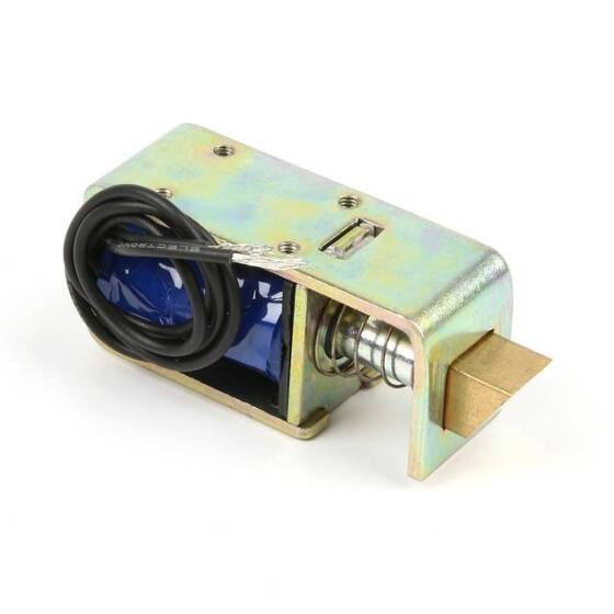 JF-S0837DL DC 12V 1A 10mm İnme 15N Kuvvet Açık Çerçeve Tipi Solenoid - 2