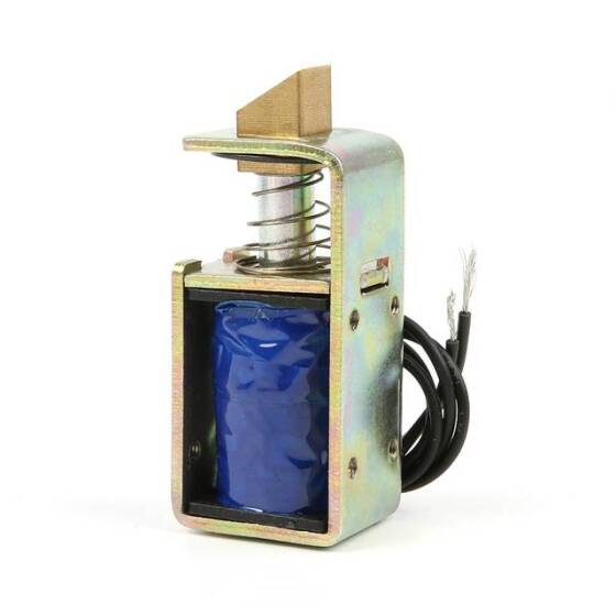 JF-S0837DL DC 12V 1A 10mm İnme 15N Kuvvet Açık Çerçeve Tipi Solenoid - 3