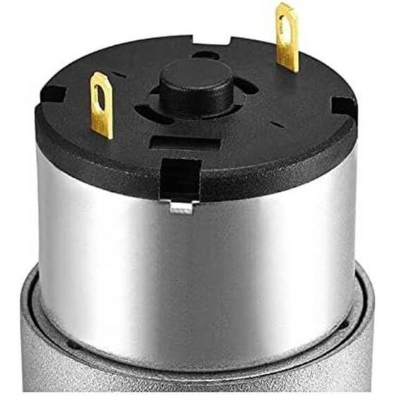 JGB37-520 DC 12V 960RPM Minyatür İleri ve Geri Fırçalı DC Hız Düşürücü Motor - 4