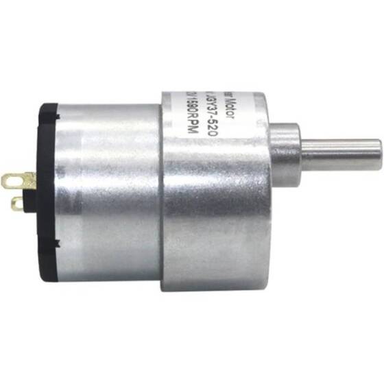 JGB37-520 DC 24V 600RPM Minyatür İleri ve Geri Fırçalı DC Hız Düşürücü Motor - 3