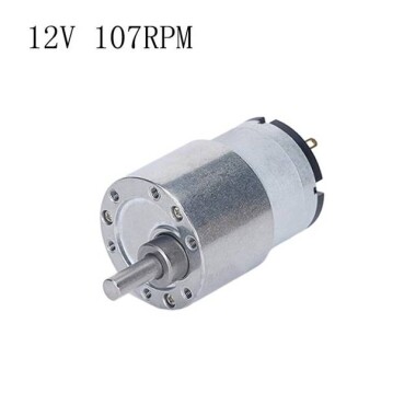 JGB37-520 DC 6V 960RPM Minyatür İleri ve Geri Fırçalı DC Hız Düşürücü Motor - 2