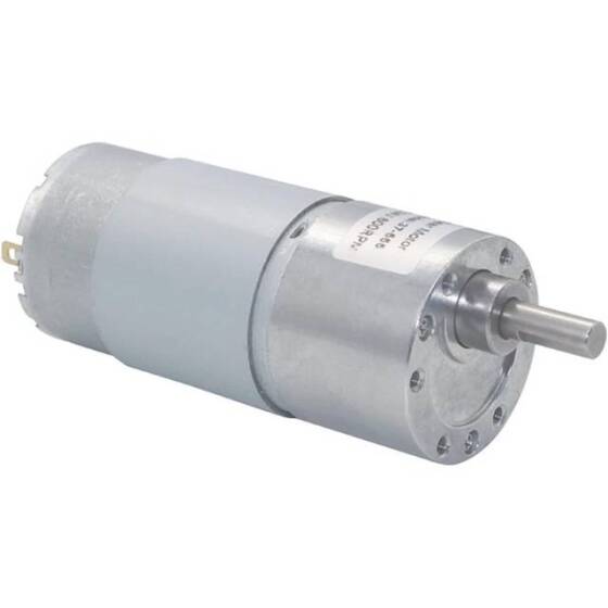 JGB37-555 DC 24V 500RPM Yüksek Torklu Düşük Hızlı İleri ve Geri Redüktörlü Motor - 1