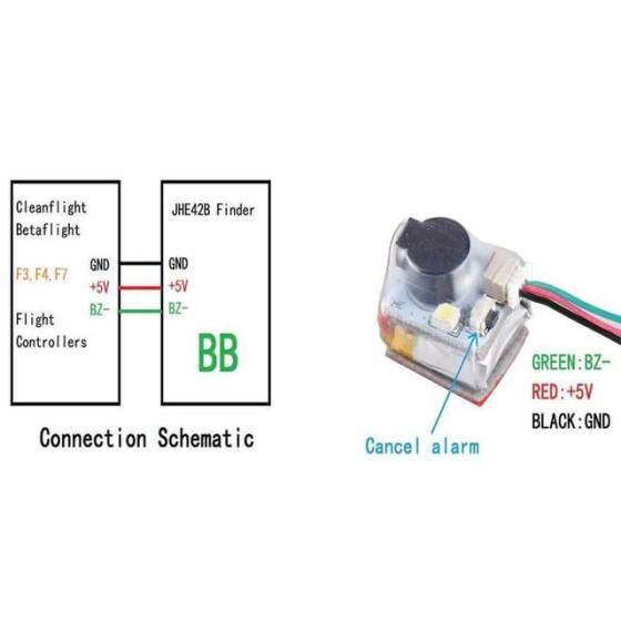 JHE42B-S Drone Finder - Lipo Pilli - 2