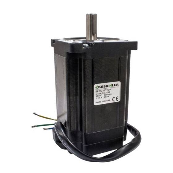JK86 660W 48VDC BLDC Brushless Motor - 1