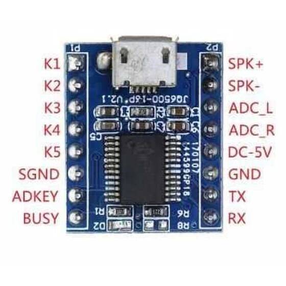 JQ6500 Mp3 Modülü - 2