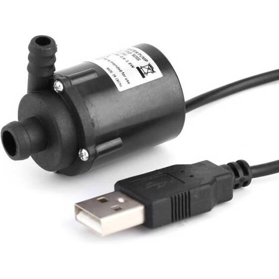 JT-160A 5V USB'li Minyatür Fırçasız DC Su Pompası 120L/H - 1