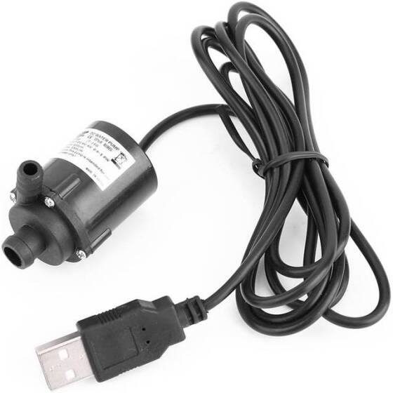 JT-160A 5V USB'li Minyatür Fırçasız DC Su Pompası 120L/H - 5