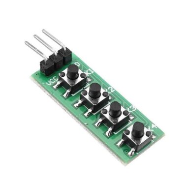 KC11B04 4 Butonlu Analog Sinyal Çıkış Kartı - Arduino Uyumlu - Görsu Elektronik
