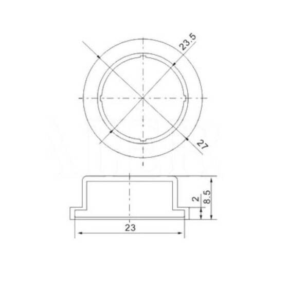 KCD1 Su Geçirmez Anahtar Kılıfı - 23mm - 2