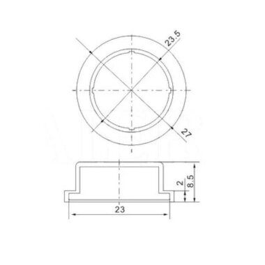 KCD1 Su Geçirmez Anahtar Kılıfı - 23mm - 2