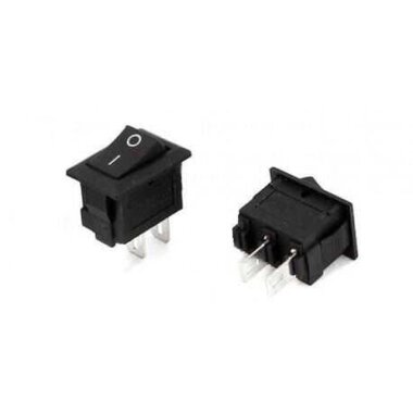 KCD11 Mini On-Off Anahtar - Siyah - Görsu Elektronik