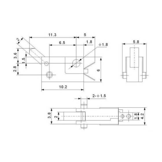 KFC-V-101 Micro Switch 2 Pin - 2