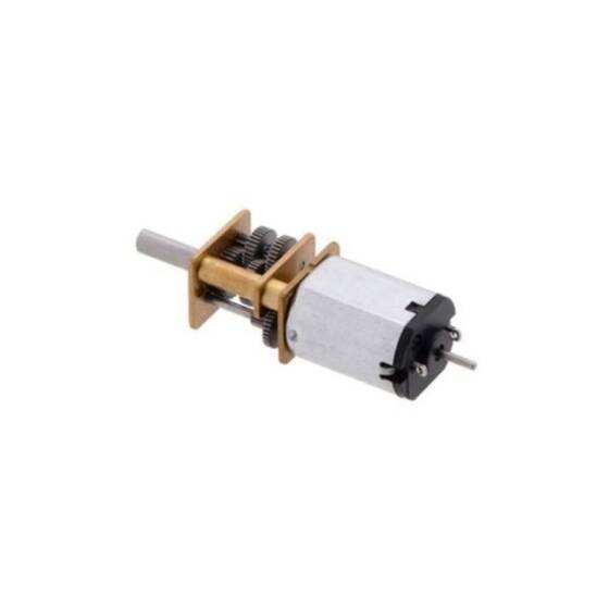 KGA12 6V 140Rpm 12mm Çift Milli Redüktörlü Dc Motor - 1