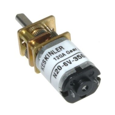 KGA12 6V 350Rpm 12mm Redüktörlü Dc Motor - 1