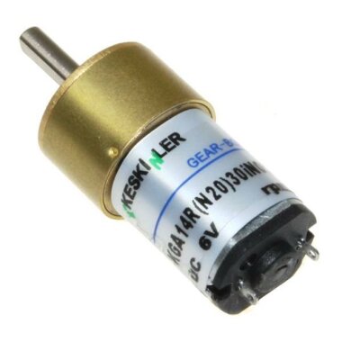 KGA14 6V 650Rpm 14mm Redüktörlü Dc Motor - Görsu Elektronik
