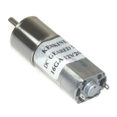 KGA16 12V 200Rpm 16mm Redüktörlü Dc Motor - Görsu Elektronik
