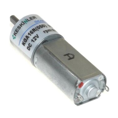 KGA16 12V 60Rpm 16mm 1:212 Redüktörlü Dc Motor - Görsu Elektronik