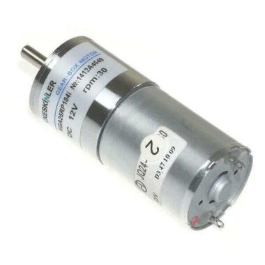 KGA25 12V 30Rpm 25mm Redüktörlü Dc Motor - Görsu Elektronik