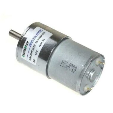 KGA37 12V 30Rpm 37mm Redüktörlü Dc Motor - Görsu Elektronik