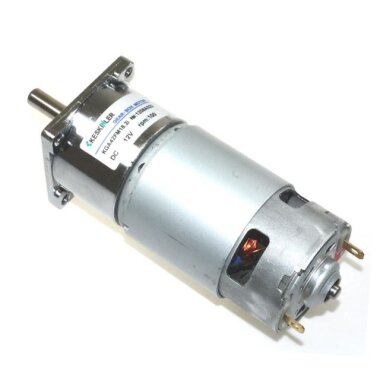 KGA42 12V 100Rpm 42mm Redüktörlü Flanşlı Uzun Dc Motor - Görsu Elektronik