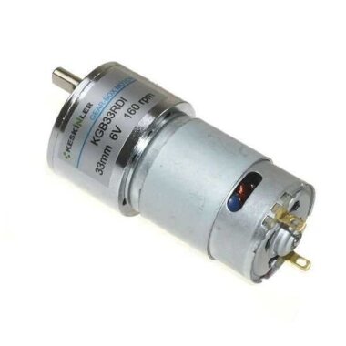 KGB33 6V 160Rpm 33mm Redüktörlü Eksantrik Dc Motor - Görsu Elektronik