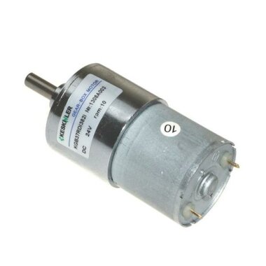 KGB37 24V 10Rpm 37mm Redüktörlü Eksantrik Dc Motor - Görsu Elektronik