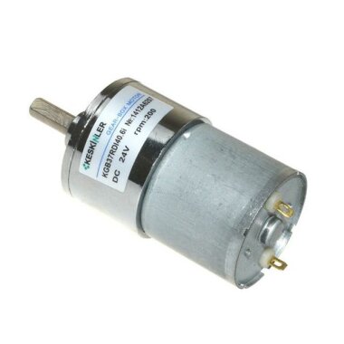 KGB37 24V 200Rpm 37mm Redüktörlü Eksantrik Dc Motor - Görsu Elektronik